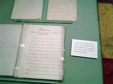 Correspondencia del General Prim. Biblioteca Academia de Infantería.