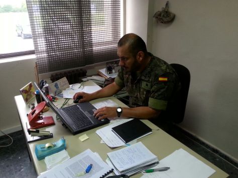 Soldado Jair Eliseo Duarte Pérez, alumno más destacado en la Universidad Internacional de La Rioja.