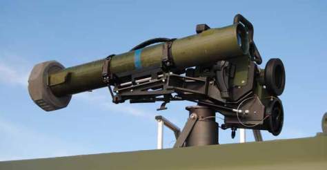 El sistema Spike, montado sobre uno de los VAMTAC