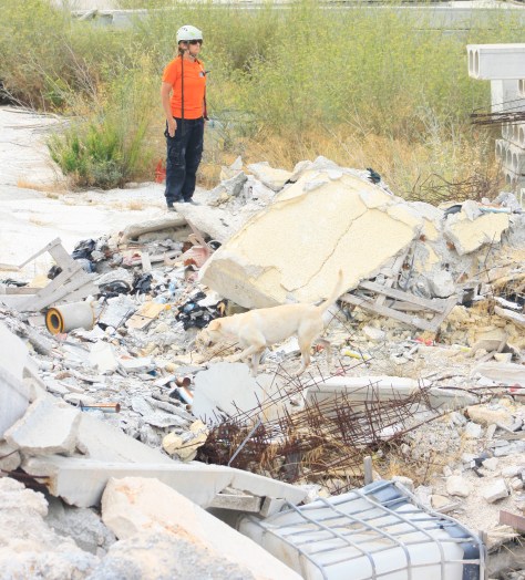 La cabo primero Rocamora es guía de Naia