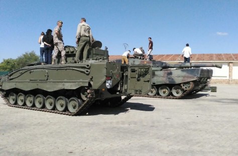 En la Academia de Infantería