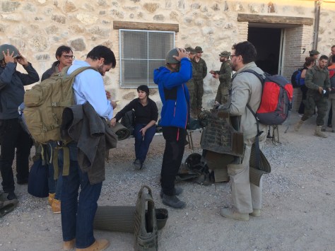 Recogiendo el equipo