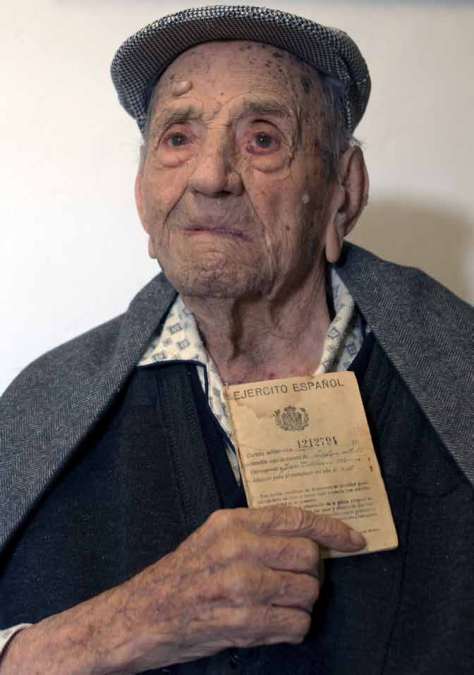 Francisco Núñez cumple 112 años recordando su paso por las filas del Ejército 