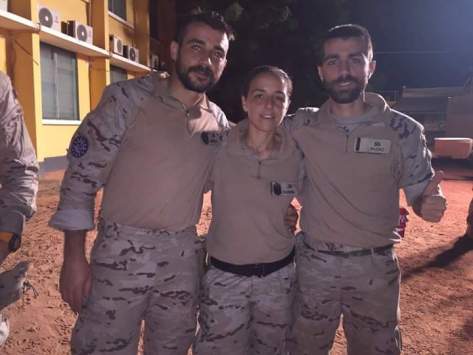 Los tres hermanos de misión en Mali